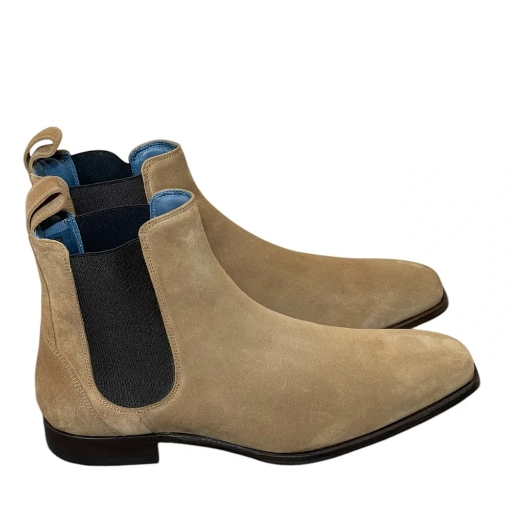 New! Perlie Chelsea‎ Boots - Dark Beige size 46 USA 13